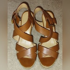 MICHAEL Michael Kors Wedge Heels Size 9.5M. New Without Box